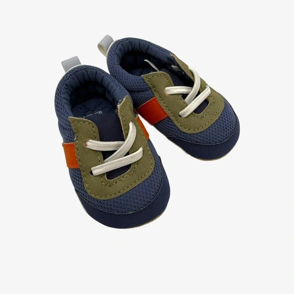 Carter's Blue and Green Baby Walker Sneaker Newborn 0-3 Months